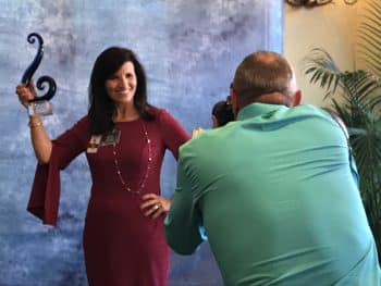 Lrba Violeta Nov 2017 3 - Sarasota's Violeta Huesman Wins Coveted Volunteer Of The Year Award From Lakewood Ranch Business Alliance - Community News