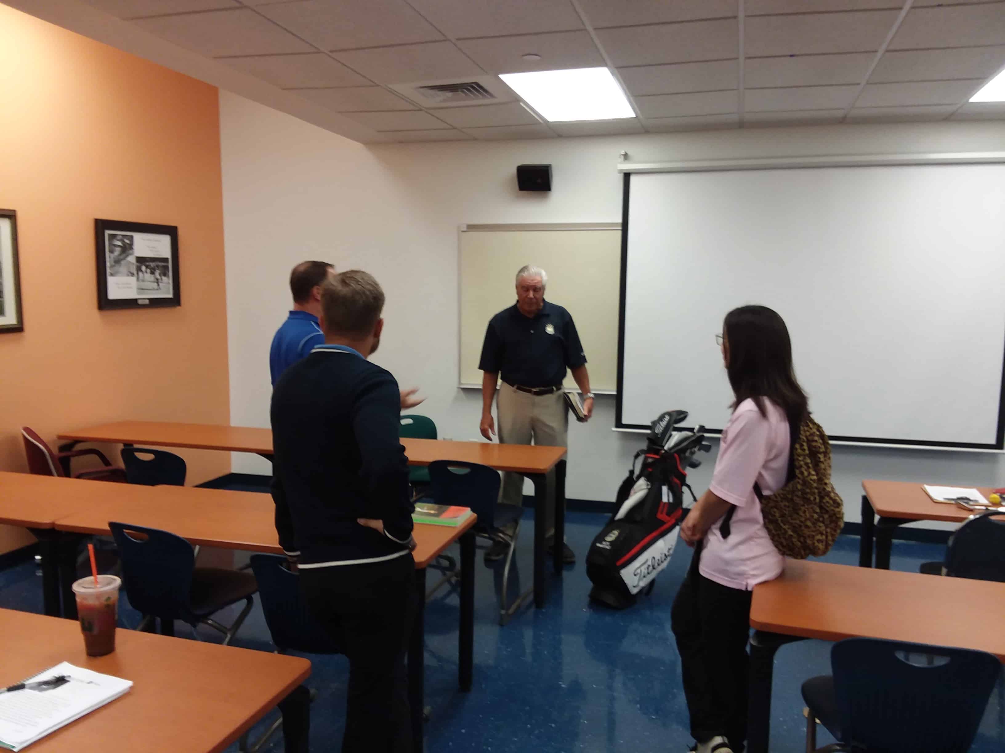 PGA Master Professional Rick Martino Shares Insight with College of Golf Students