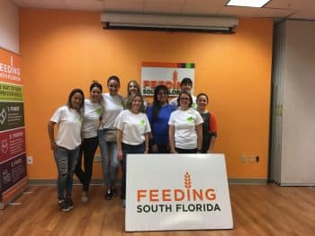 Sda Feeding South Florida Nov 2017 2 - Dietetic & Nutrition Students At The Pembroke Pines Campus Volunteer With Feeding South Florida - Community News