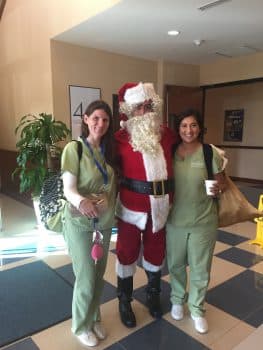 Sva And Santa Nov 2017 2 - Santa And The Sva Show Support To Students - Seahawk Nation