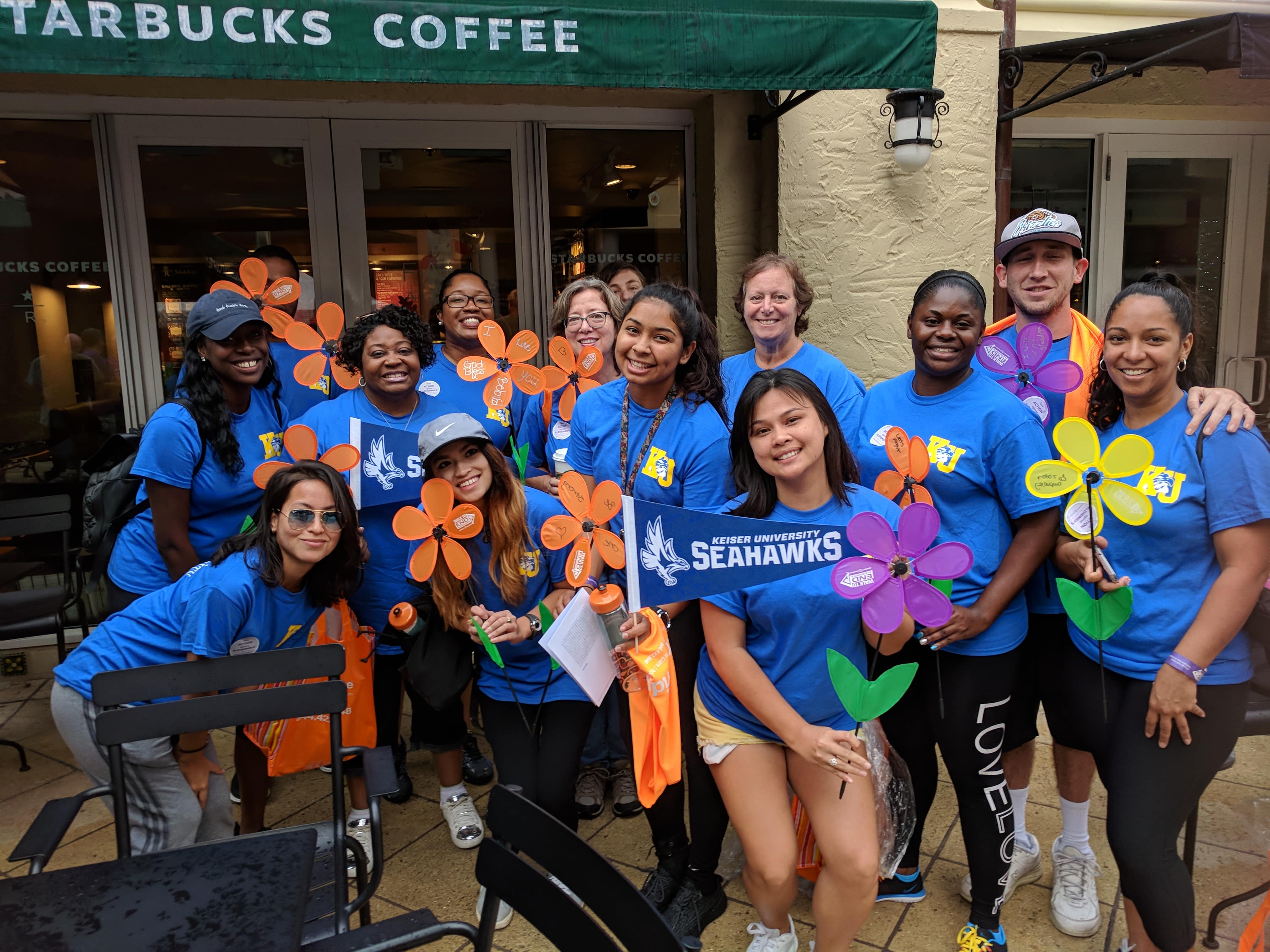 West Palm Beach OTA Students Participate in Walk to End Alzheimer’s Disease