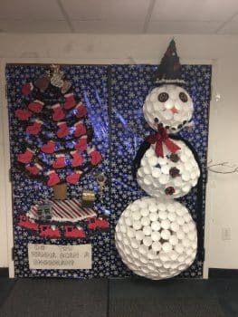 Holida Doors Dec 2017 3 - Melbourne Gets Into The Holiday Spirit - Seahawk Nation