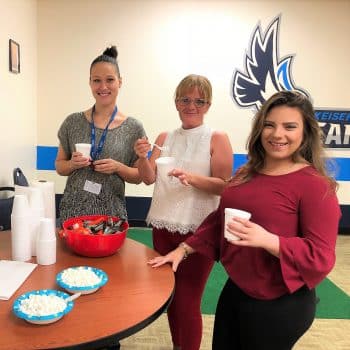 Hot Chocolate 1 - New Port Richey Students Enjoy Warm Welcome Back To Campus - Seahawk Nation