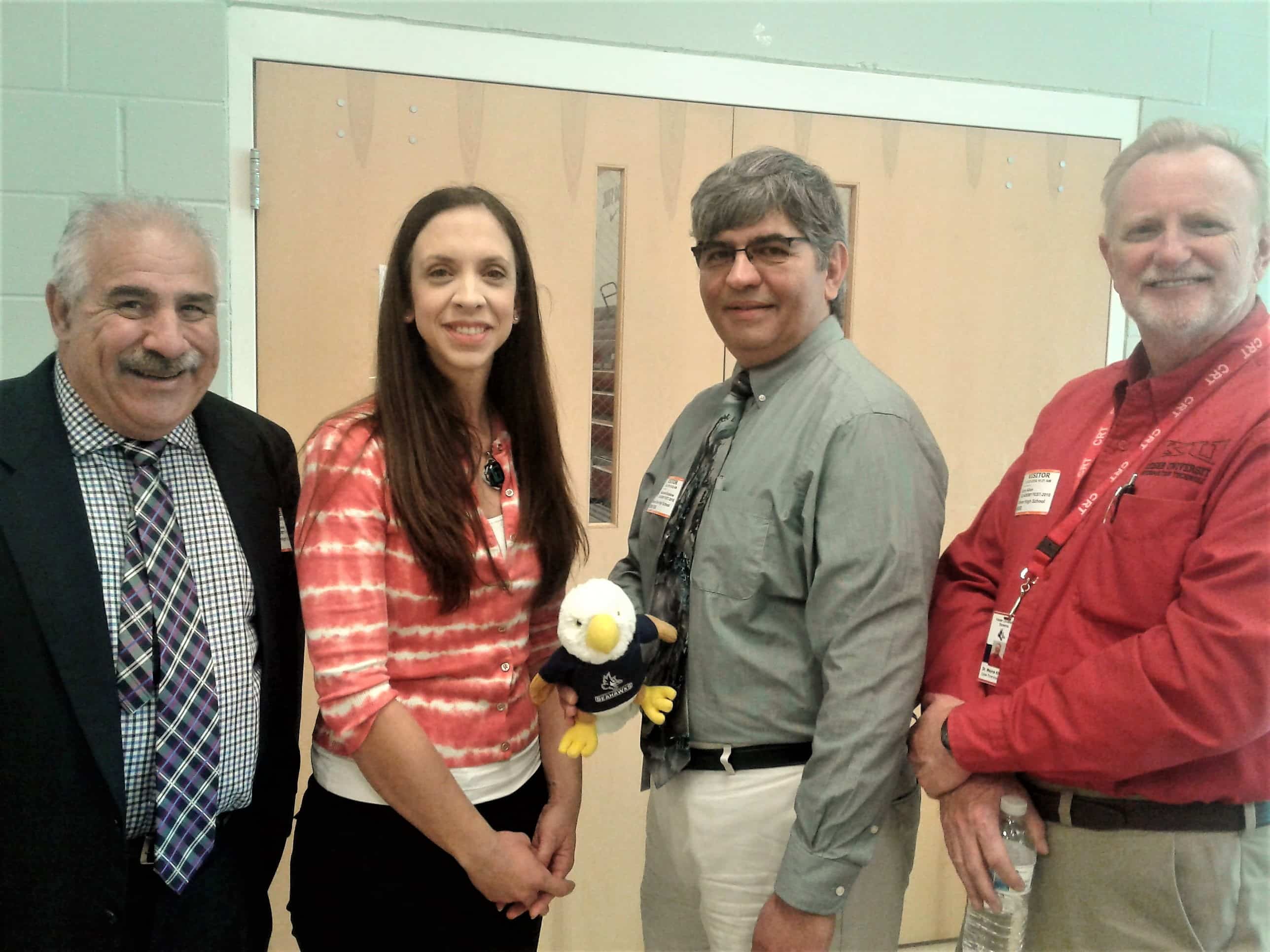 Faculty and Program Directors Take Part in High School Career Day