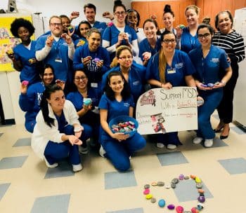 Sota Club Supports Marjory Stoneman Douglas High School - Ku Fort Lauderdale Students Create Kindness Rocks In Support Of Msd Students - Seahawk Nation
