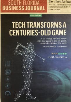 Sfbj Article Highlighting Dr Eric Wilson 039 S Technological Golf Expertise Cover 4 6 18 - Ku College Of Golf Leader Shares Insight Relating To The Changing Face Of Golf Technology
