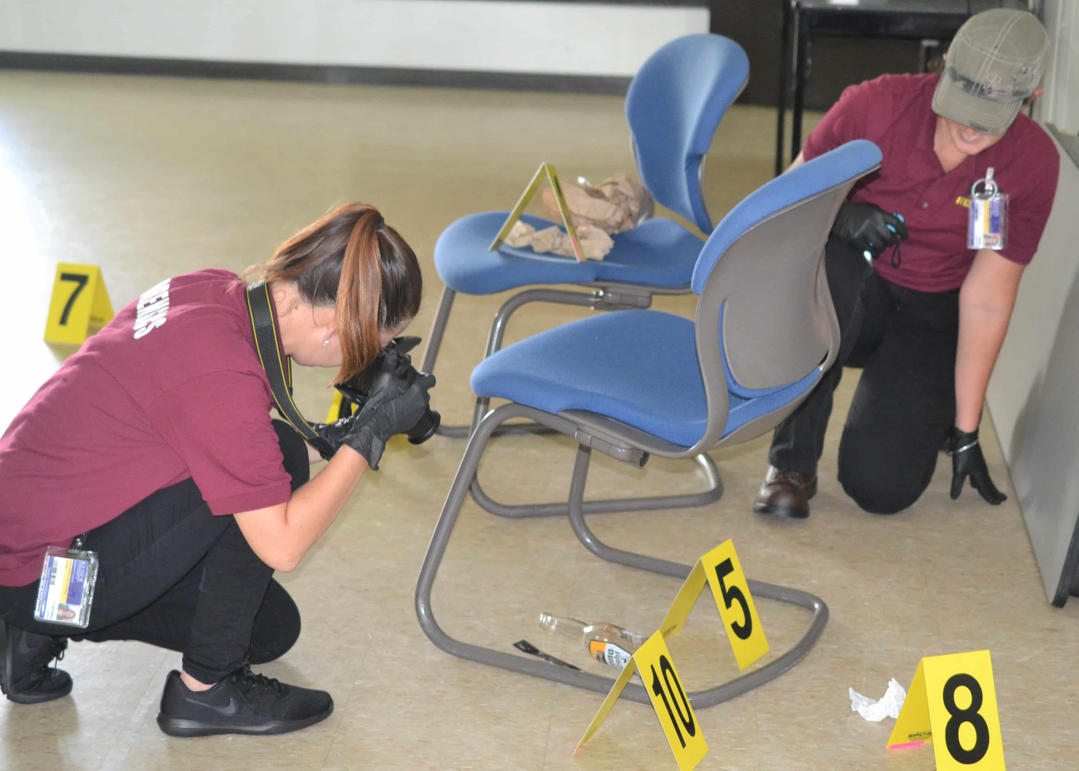 Forensic Students Put Skills to the Test in “Real World” Crime Scenario