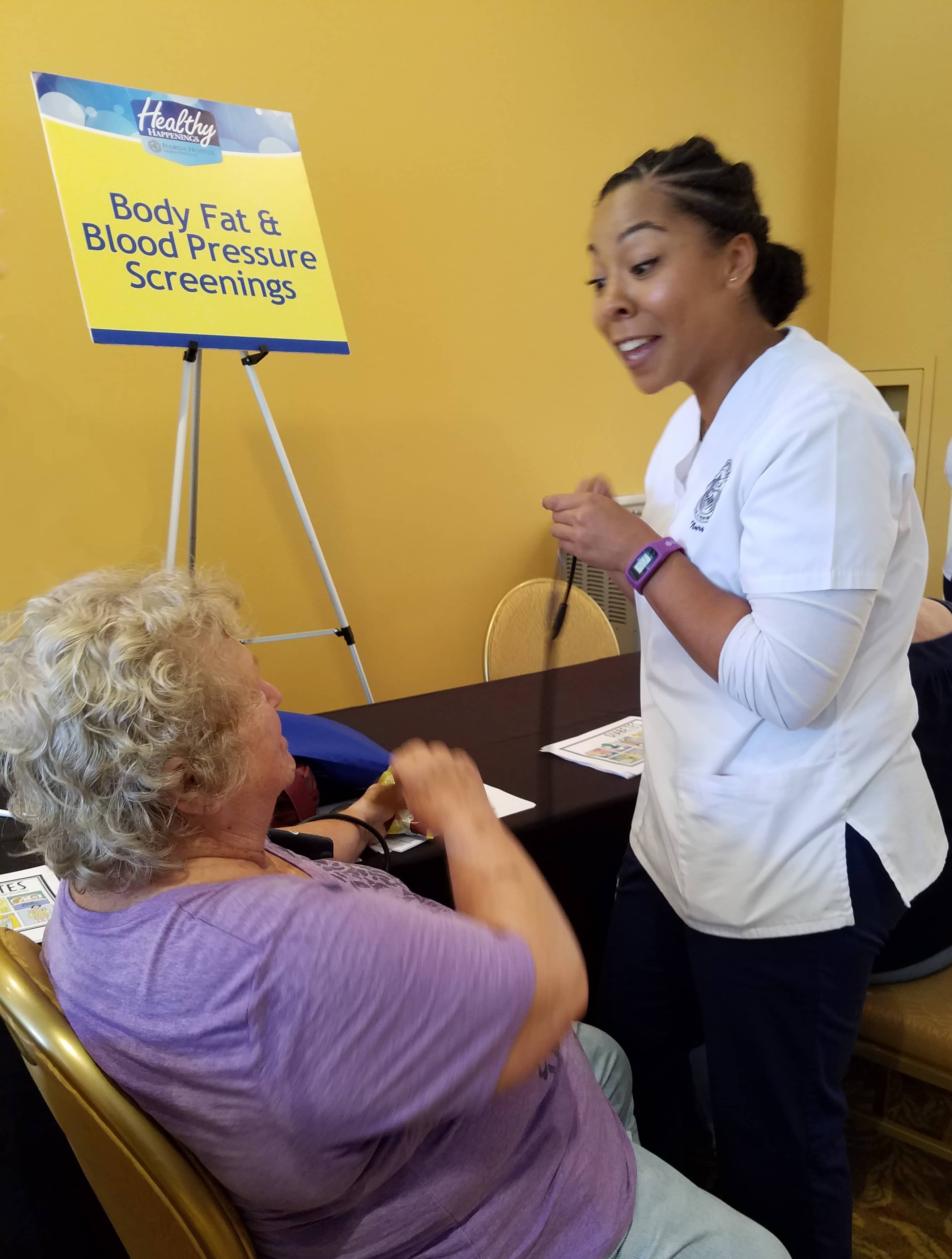 Keiser University Tampa Nursing Students Volunteer at Health Fair