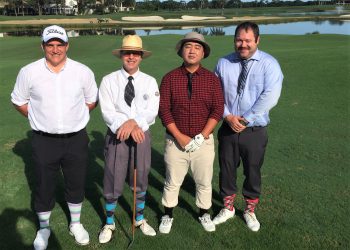 Team Martin 6 13 18 - Ku's College Of Golf Students Get History Lesson On The Course - Academics