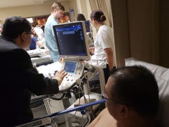 Ultrasound Workshop Tampa 2 - Tampa Nursing Students Participate In Ultrasound Workshop - Academics
