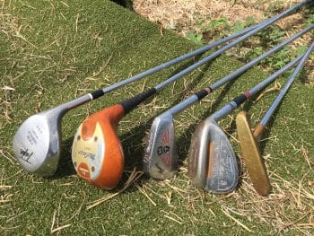 Cog Martin History Of Golf B 7 18 - Ku College Of Golf Students Enjoy Playing With Persimmon Woods And Blade Irons