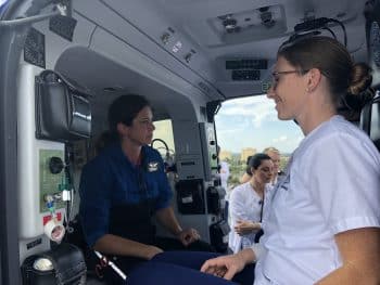 Melbourne Trama Flight Tour D 7 18 - Melbourne Campus Nursing Students Enjoy Tour Of First Flight Helipad - Academics