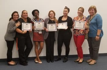 Pembroke Pines Babsy Certificate Presentation 7 18 - Psychology Students Excited To Receive Clinical Education Certificates - Academics