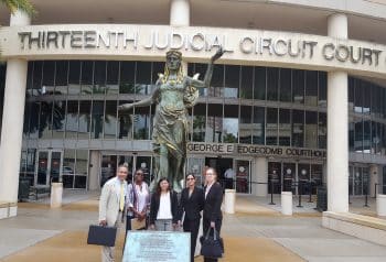 Tampa Criminal Law Class Court House Visit A 7 18 - Murder Trial Observation Provides Tampa Legal Studies Students First-hand Insight - Academics