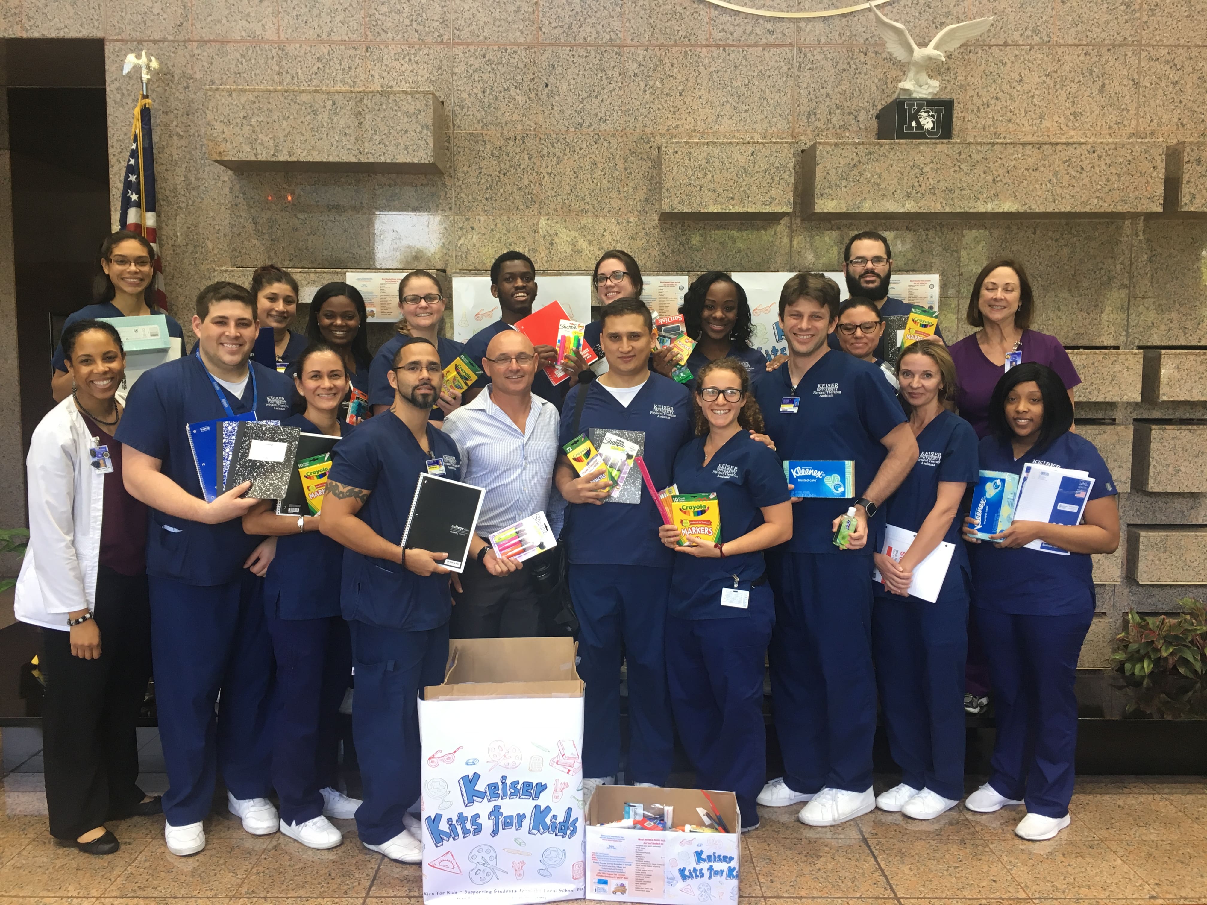 KU’s Fort Lauderdale Campus Kits for Kids Supply Drive Benefits Local Organizations