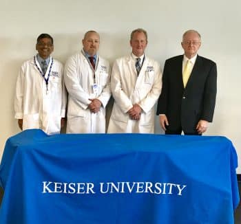 Keiser University College Of Chiropractic Medicine Receives 41k Donation - Keiser University's College Of Chiropractic Medicine Receives $41k Donation - News / Events
