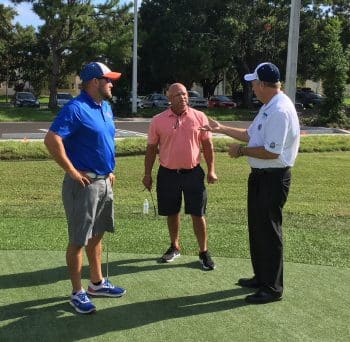 Ku Flagship Golf Clinic C - High School Coaches Enjoy Keiser University Golf Clinic - College Of Golf