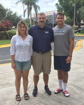 Kambria Roy And Zak Istvan 8 23 2017 - Keiser Football A Family Affair, As Old Friends Reunite - Keiser University Flagship