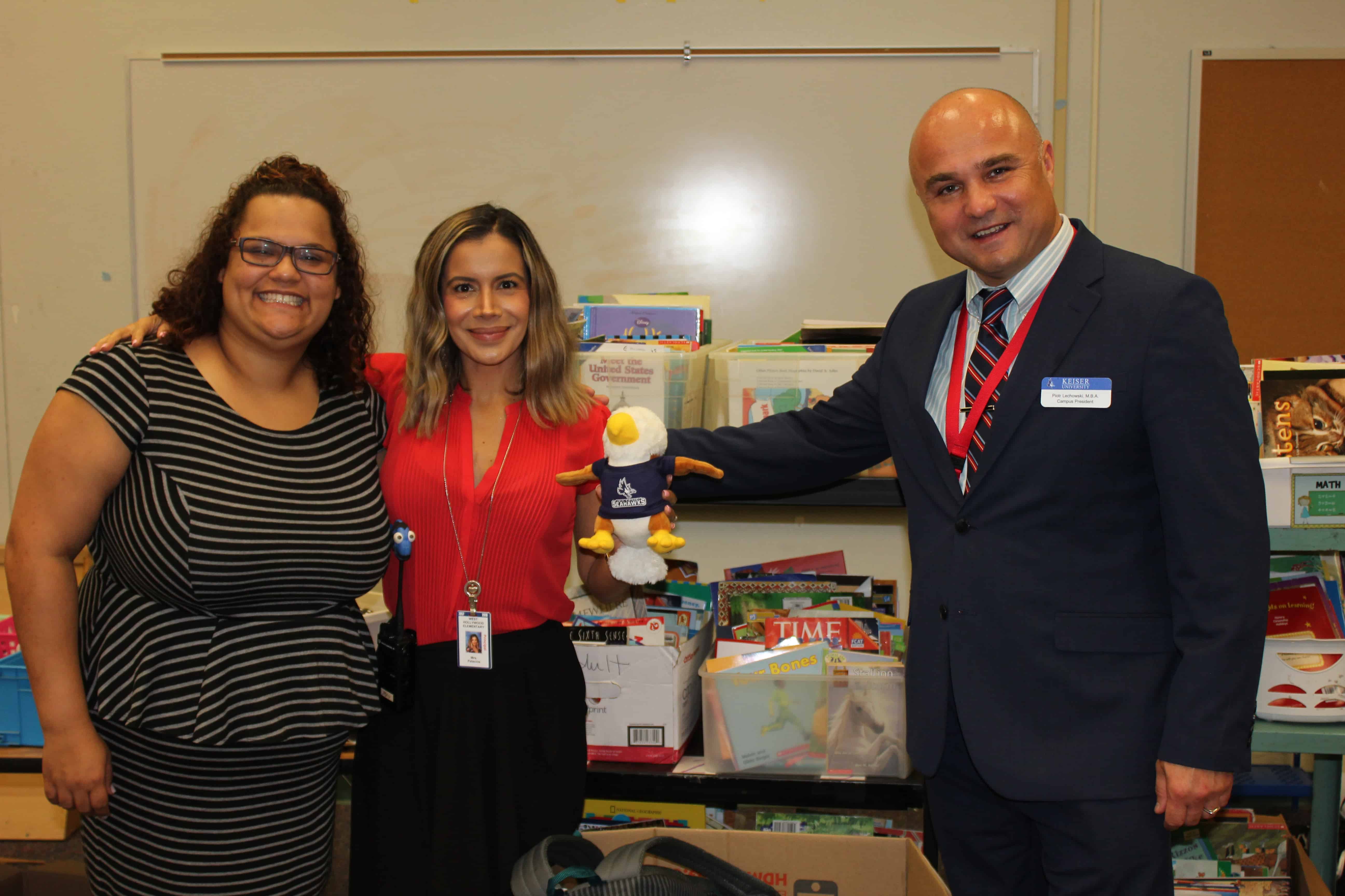 Pembroke Pines Campus’ Keiser Kits for Kids School Supply Drive Benefits Local Elementary School