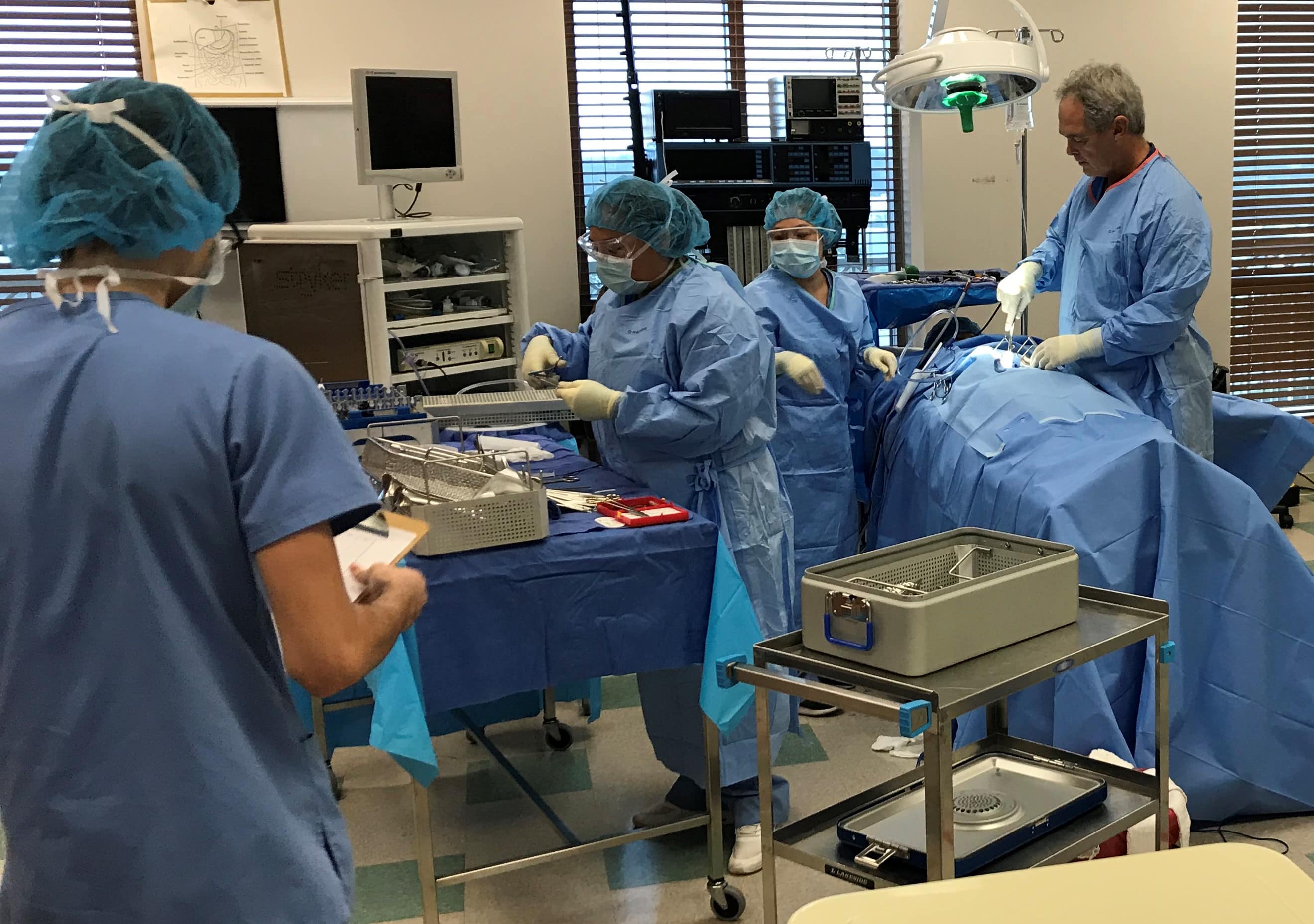 Surgical Technology Lab Provides Great Training for Operating Room Experience