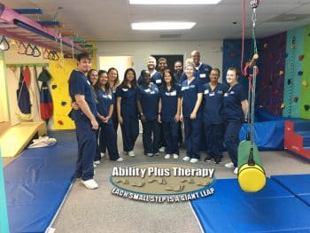 Melbourne Pta Students Tour Facility 8 18 - Pediatric Therapy Center Tour Provides Insight To Students From Ku's Melbourne Campus - Community News