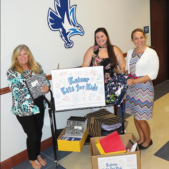 KU Port St. Lucie Campus School Supply Drive Benefits Areas Homeless