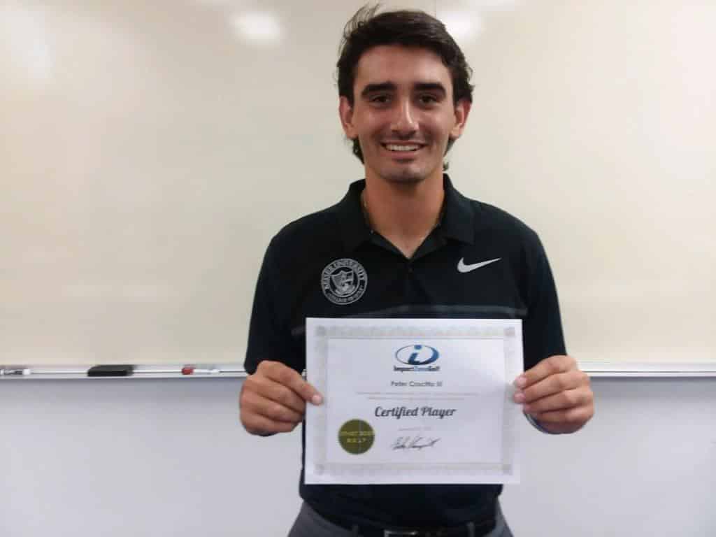 Keiser University College of Golf Student Achieves Impact Zone Golf Player Certification