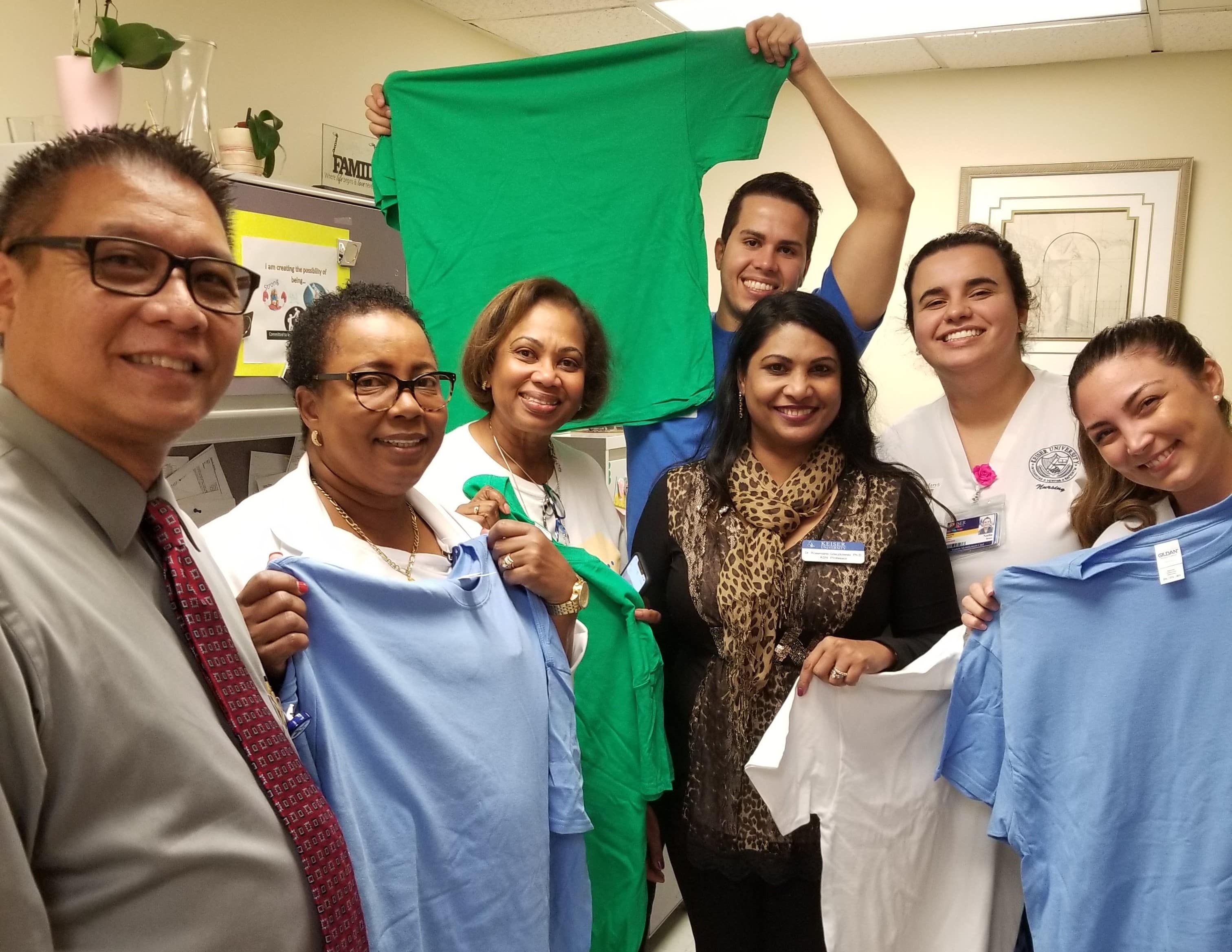 WPB Students Donate T-Shirts for Traumatic Injury Patients