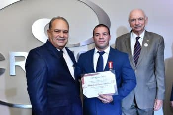Stefane Dias Award - Keiser University - Orlando Faculty Member Receives Commemorative Medal For Work In Physical Education - Academics