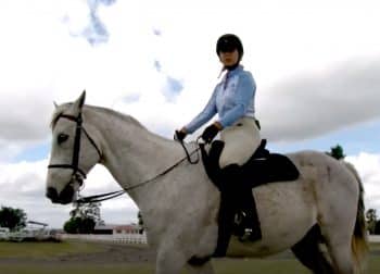 Cbs12 Equine Story Screen Shot Julie Snyder 4 19 - Ku Equine Student And Professor Are Featured On Cbs12 - Academics