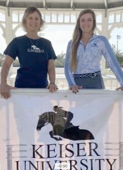 Professor Julie Snyder And Student Amandalynn Mayo 2 19 - Ku Equine Student And Professor Are Featured On Cbs12 - Academics