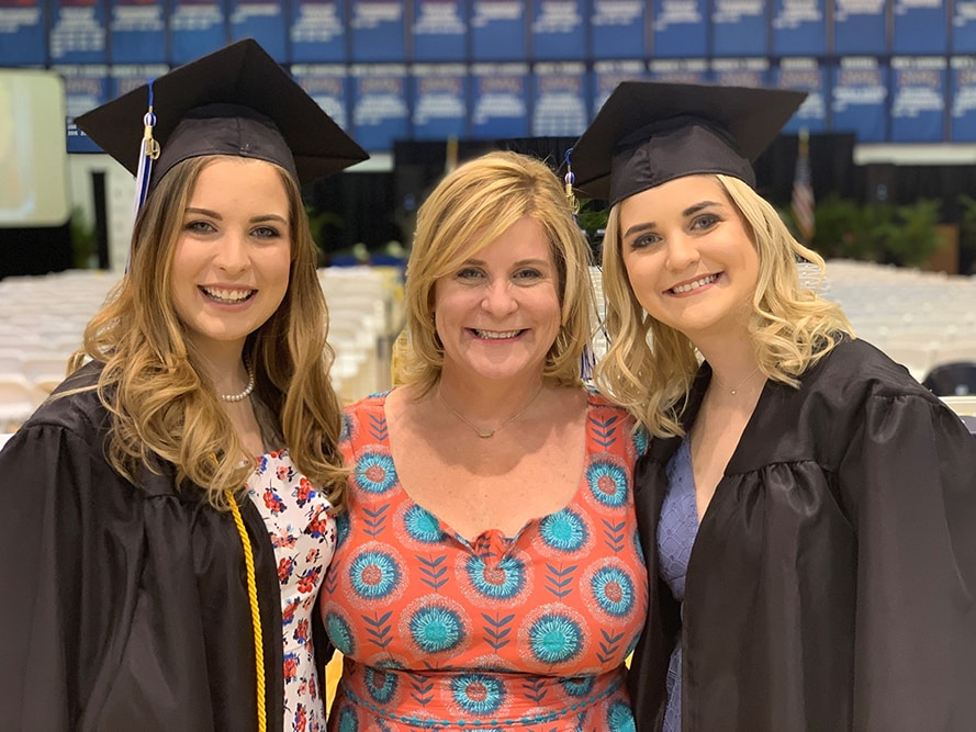 Keiser University West Palm Beach Campus President Delivers Degrees to Two Daughters