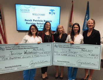 Scholarship Winners - Nurse Appreciation Week Kicks Off At Keiser University - Academics