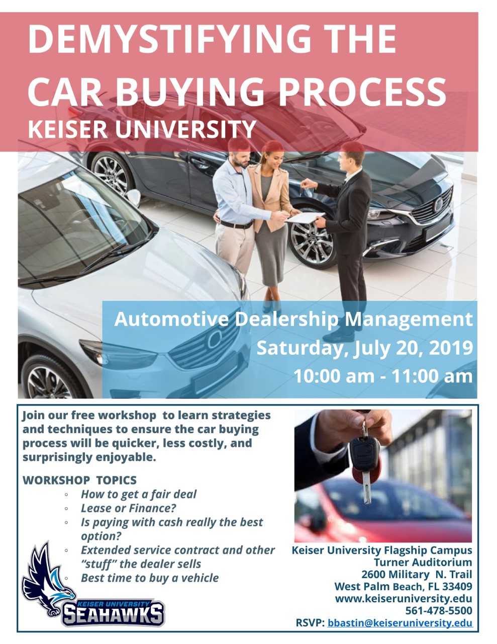 Demystifying the Car Buying Process Event Keiser University