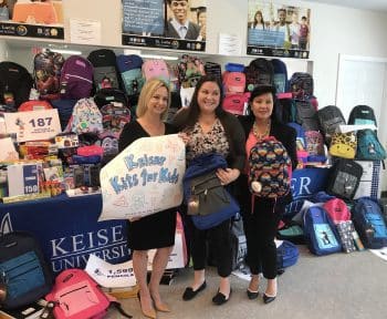 Img 4950 Lower Res - Keiser University’s Port St. Lucie Campus School Supply Drive Benefits School District’s Homeless Students - Seahawk Nation