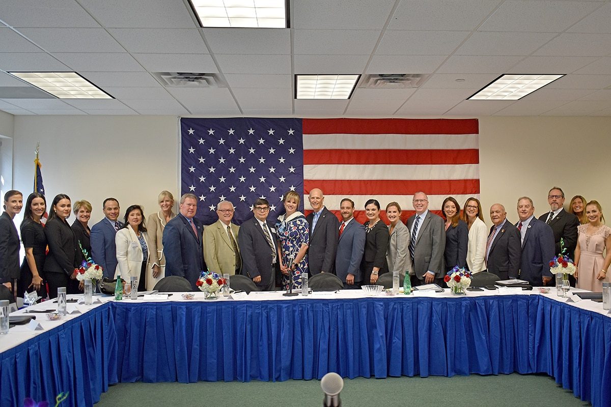 Senator Rick Scott Visits Keiser University’s Miami Campus for Roundtable Discussion with Industry Leaders