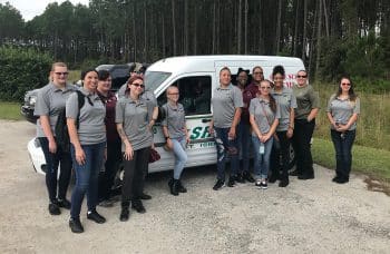 Jacksonville Crime Scene Technology And Forensic Investigation Trip Lower Res - Firing Range Lessons Provide Valuable Experience For Ku Jacksonville Campus Students - Seahawk Nation