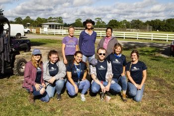Flagship Equestrian Team Volunteers At Trac A Lower Res B - Keiser University's Equestrian Team Partners With Thoroughbred Rehoming Facility - Keiser University Flagship