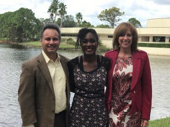 Flagship Wia Schol Brian Bastin Dyshaunda Harris And Dr Martha Rader 11 19 Low Res - Women In Automotive Scholarship Places Keiser University Student One-step Closer To Career Goals - Seahawk Nation