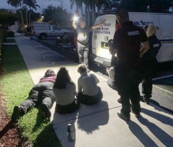 Wpb Cst And Fi Students Conduct Forensic Photography Class In Ku Parking Lot B 7 20 - Forensic Photography Session Provides Valuable Insights - Seahawk Nation