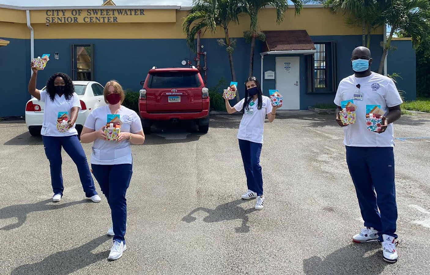Miami Area Seniors Enjoy COVID Care Packages Thanks to KU Nursing Students