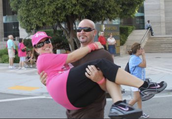 Miami Breast Cancer Survivor Amie Brown And Her Husband Jonathan A 10 20 - Keiser University Breast Cancer Survivor Embraces The �pink Sisterhood’ While Stressing The Importance Of Early Detection - Featured Articles
