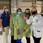 Keiser University Port St. Lucie Nursing Students Assist with COVID Vaccines