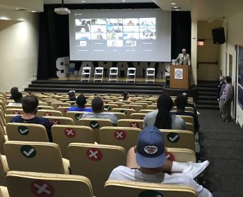 Ku Flagship Campus President Welcomes Visitors To The Virtual Pitch Competition 3 21 - Keiser University Pitch Competition Recognizes Emerging Entrepreneurs - Academics