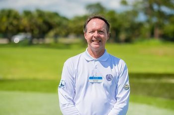 Kucog Ken Martin - Keiser University College Of Golf Professor Caddies At The Masters Golf Tournament