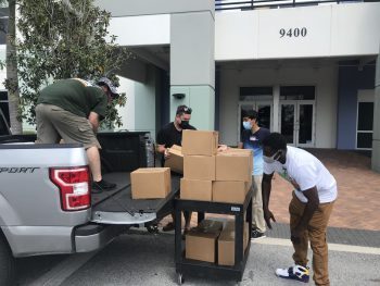 Psl Tcfb Distribution Center A 4 21 - Keiser University Hosts Food Distribution Center - Community News