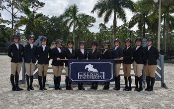 Keiser Equestrian Team Members Enjoy Intercollegiate Horse Show Competitions