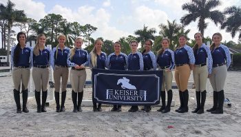 Keiser Equestrian Team Members Enjoy Intercollegiate Horse Show Competitions