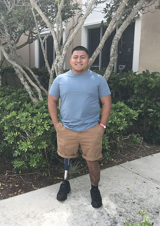 Keiser University Student Overcomes Serious Injuries to Achieve Life-Long Goal
