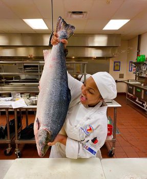 Keiser University Alumna Jada Vidal Enjoys Practicing Her Craft As A Chef - grocery Games’ Competition Proves Rewarding For Keiser University Alumna - Community News Keiser University Alumna Jada Vidal enjoys practicing her craft as a chef.